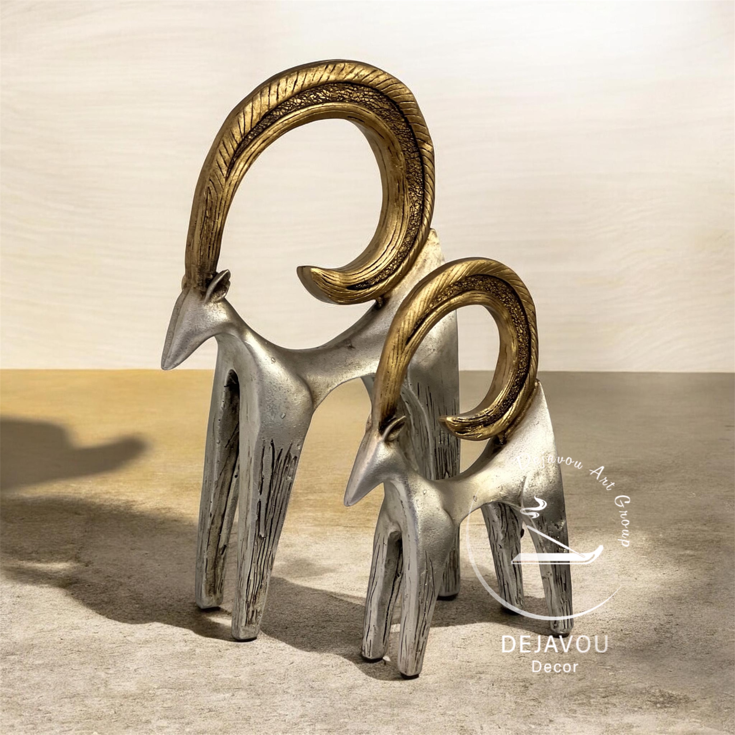 مجسمه دکوری طرح قوچ